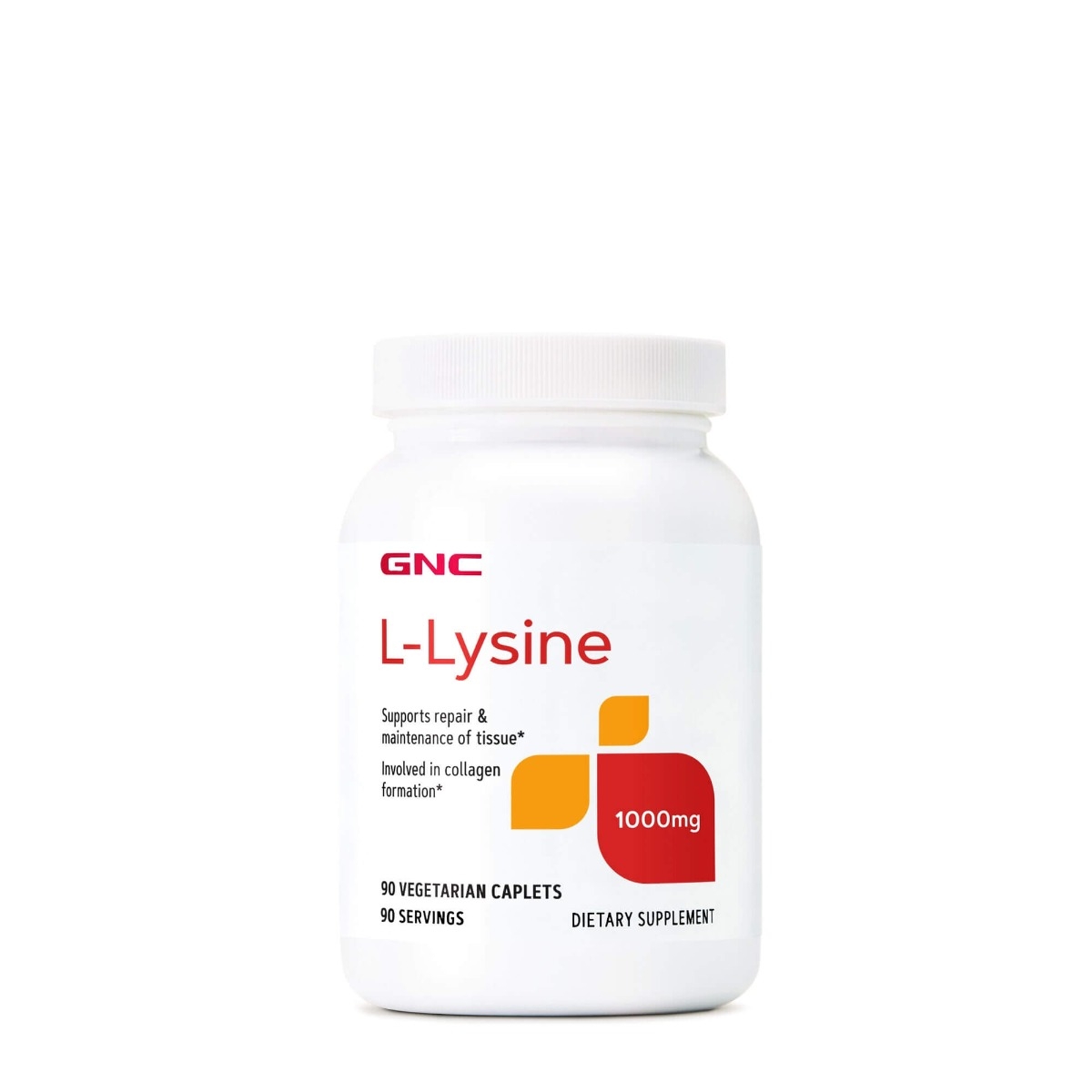 GNC - L-Lizina 1000 mg, 90 tablete vegetale GNC - L-Lizina 1000 mg, 90 tablete vegetale