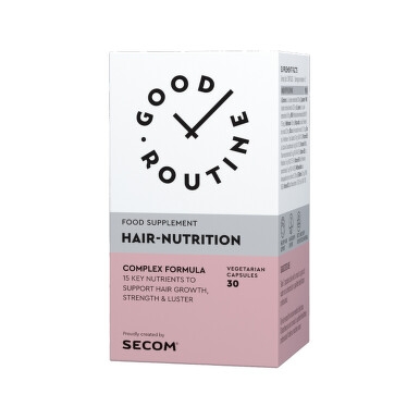 Hair Nutrition Good Routine, 30 capsule vegetale, Secom Hair Nutrition Good Routine, 30 capsule vegetale, Secom