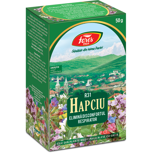 Hapciu elimina disconfortul respirator (R31) 50g, Fares Hapciu elimina disconfortul respirator (R31) 50g, Fares
