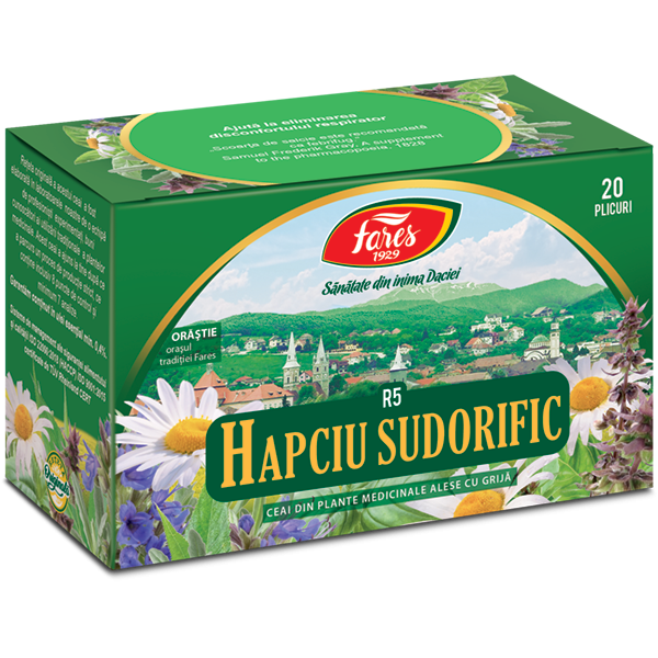 Hapciu ceai sudorific (R5) 20plicuri, Fares