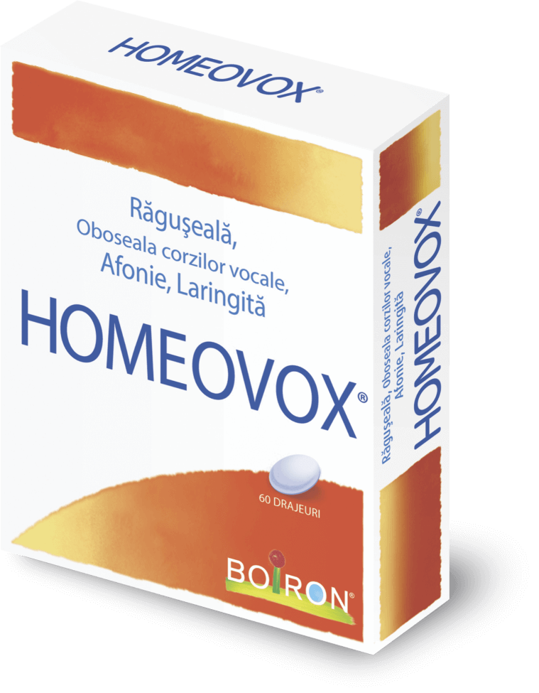 Homeovox, 60 drajeuri, Boiron