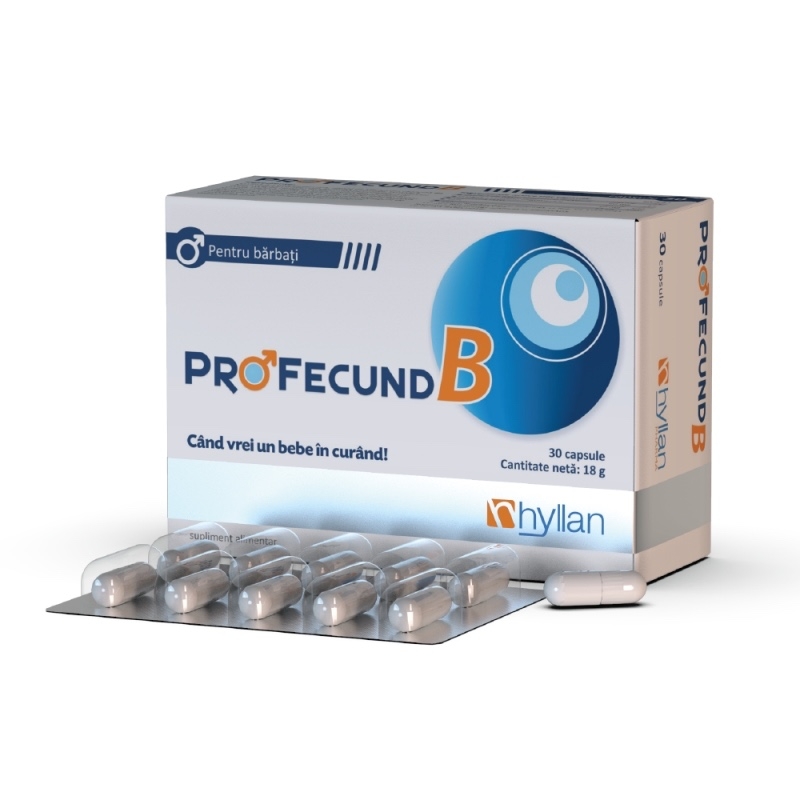 Profecund B, 30 capsule, Hyllan Profecund B, 30 capsule, Hyllan