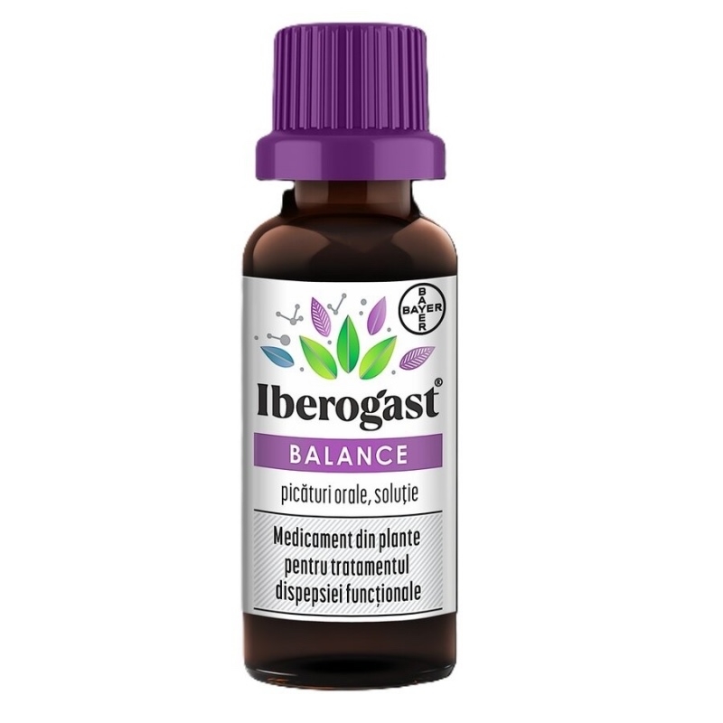 Iberogast Balance picaturi orale, 20 ml, Bayer Iberogast Balance picaturi orale, 20 ml, Bayer