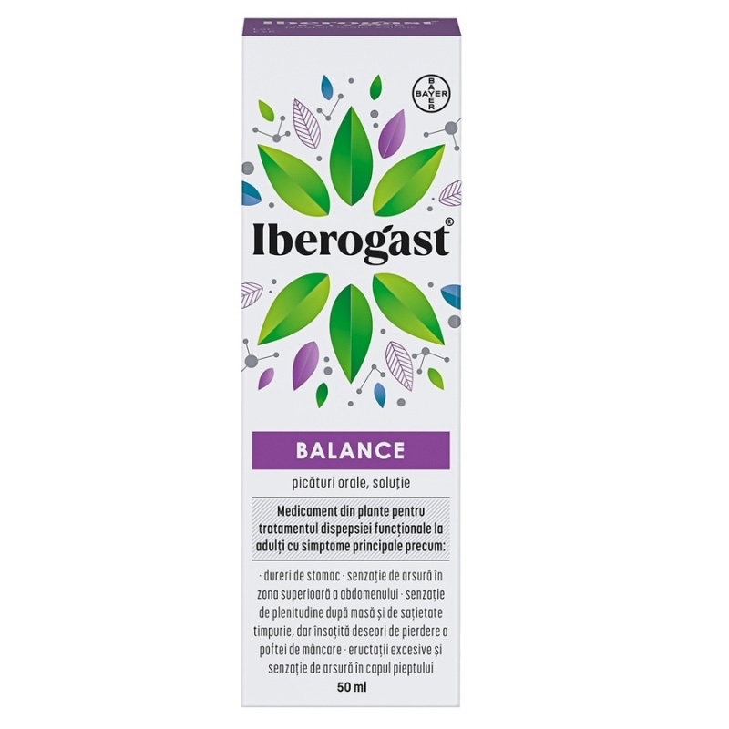 Iberogast Balance picaturi orale, 50 ml, Bayer Iberogast Balance picaturi orale, 50 ml, Bayer