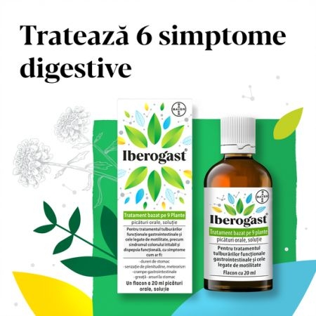 Iberogast picaturi orale, 20 ml, Bayer
