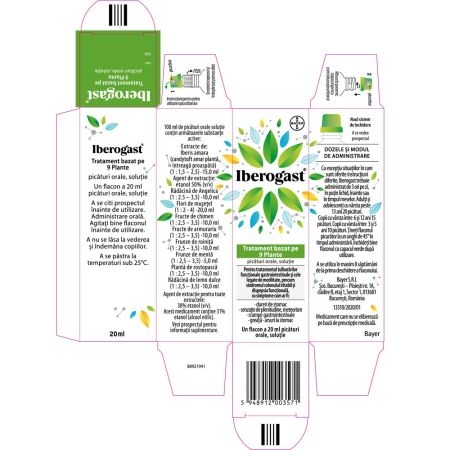 Iberogast picaturi orale, 20 ml, Bayer
