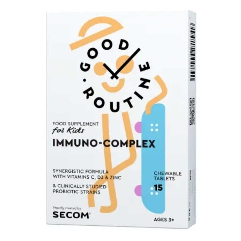 Immuno-Complex Good Routine, 15 tablete masticabile, Secom Immuno-Complex Good Routine, 15 tablete masticabile, Secom