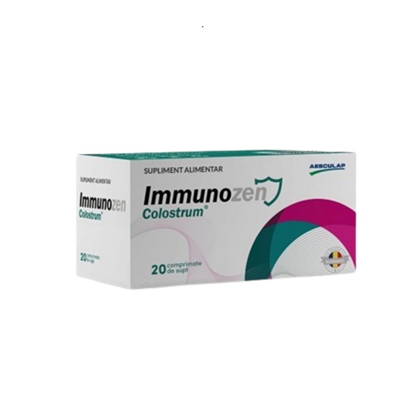 Immunozen Colostrum, 20 comprimate masticabile, Aesculap Immunozen Colostrum, 20 comprimate masticabile, Aesculap