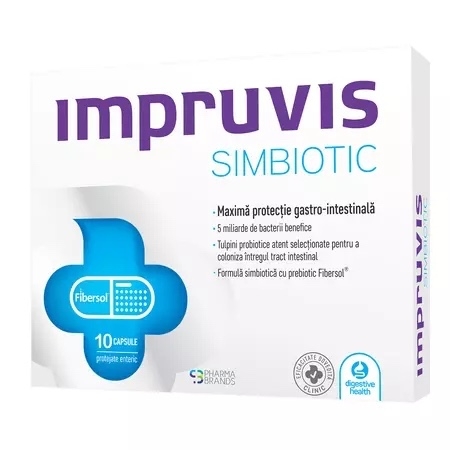 Impruvis Simbiotic, 10 capsule,  Pharma Brands