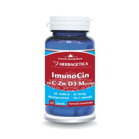 Imunocin, 60 capsule, Herbagetica Imunocin, 60 capsule, Herbagetica
