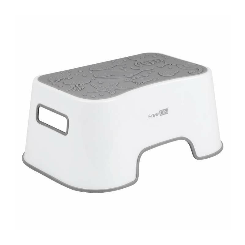 Inaltator de baie, FreeON, Antiderapant, Cu baza antialunecare, 38 x 36 x 16 cm, White/Grey Inaltator de baie, FreeON, Antiderapant, Cu baza antialunecare, 38 x 36 x 16 cm, White/Grey