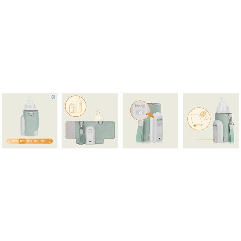 Incalzitor biberoane, Lionelo, ThermUp Go Evo, Portabil, Cu 5 niveluri de incalzire, Cu buton Safety Control, Mentinere caldura pana la 9h, Incarcare USB, Verde Incalzitor biberoane, Lionelo, ThermUp Go Evo, Portabil, Cu 5 niveluri de incalzire, Cu buton Safety Control, Mentinere caldura pana la 9h, Incarcare USB, Verde
