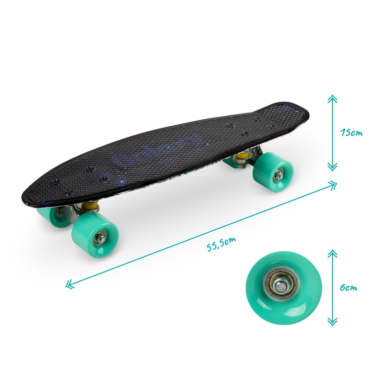 Skateboard copii, Qkids, Galaxy Industrial