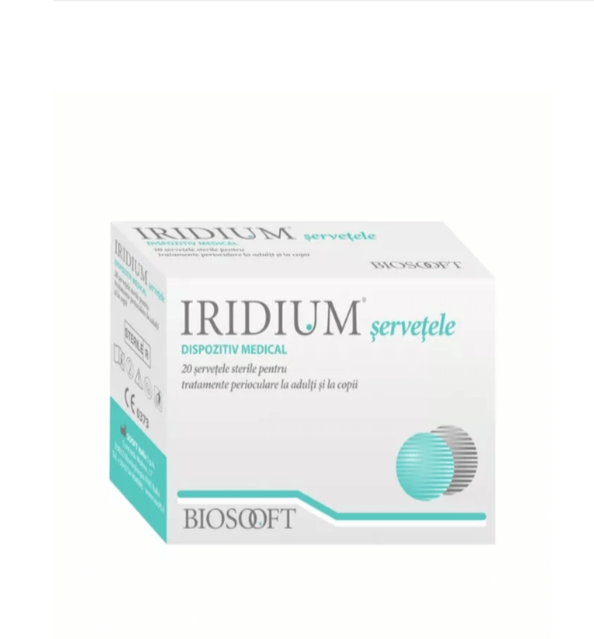 Iridium Servetele Sterile 20buc Iridium Servetele Sterile 20buc