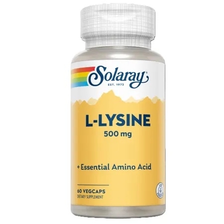 L-Lysine 500 mg Solaray, 60 capsule, Secom L-Lysine 500 mg Solaray, 60 capsule, Secom