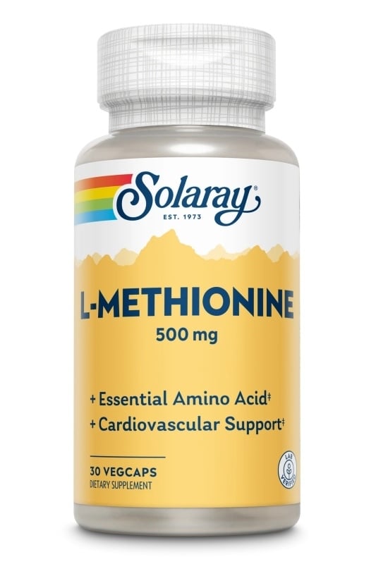 L-Methionine 500 mg Solaray, 30 capsule, Secom L-Methionine 500 mg Solaray, 30 capsule, Secom