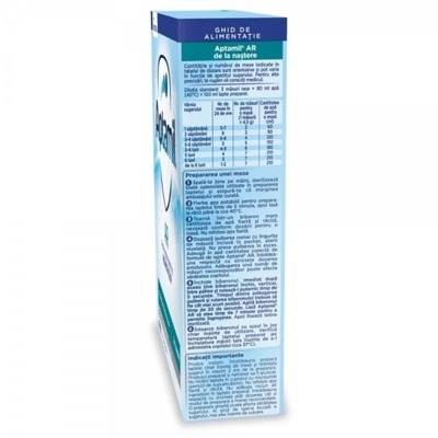 Lapte praf anti-regurgitare de la nastere AR, 300g, Aptamil