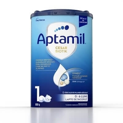 Cesar Biotik 1 lapte praf, 800g, Aptamil Cesar Biotik 1 lapte praf, 800g, Aptamil