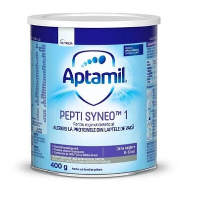 Pepti Syneo 1 lapte praf, 400g, Aptamil Pepti Syneo 1 lapte praf, 400g, Aptamil