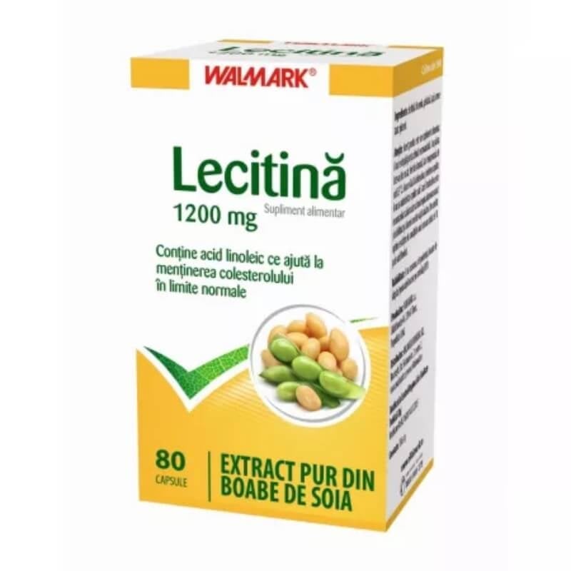 Lecitina 1200 mg, 80 capsule, Walmark Lecitina 1200 mg, 80 capsule, Walmark