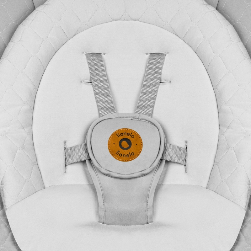 Lionelo - Balansoar multifunctional Bella, Electric, Scaun reglabil, Ecran tactil si telecomanda, 6 miscari unice, 5 viteze, Cu melodii, Gri Lionelo - Balansoar multifunctional Bella, Electric, Scaun reglabil, Ecran tactil si telecomanda, 6 miscari unice, 5 viteze, Cu melodii, Gri