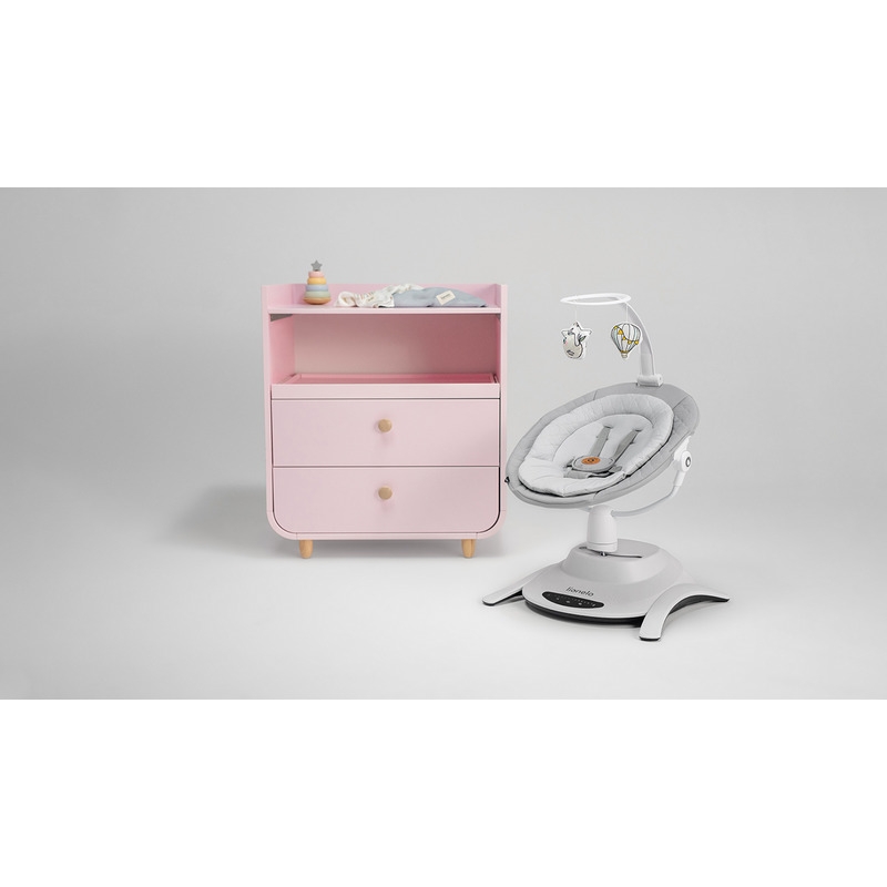 Lionelo - Balansoar multifunctional Bella, Electric, Scaun reglabil, Ecran tactil si telecomanda, 6 miscari unice, 5 viteze, Cu melodii, Gri Lionelo - Balansoar multifunctional Bella, Electric, Scaun reglabil, Ecran tactil si telecomanda, 6 miscari unice, 5 viteze, Cu melodii, Gri