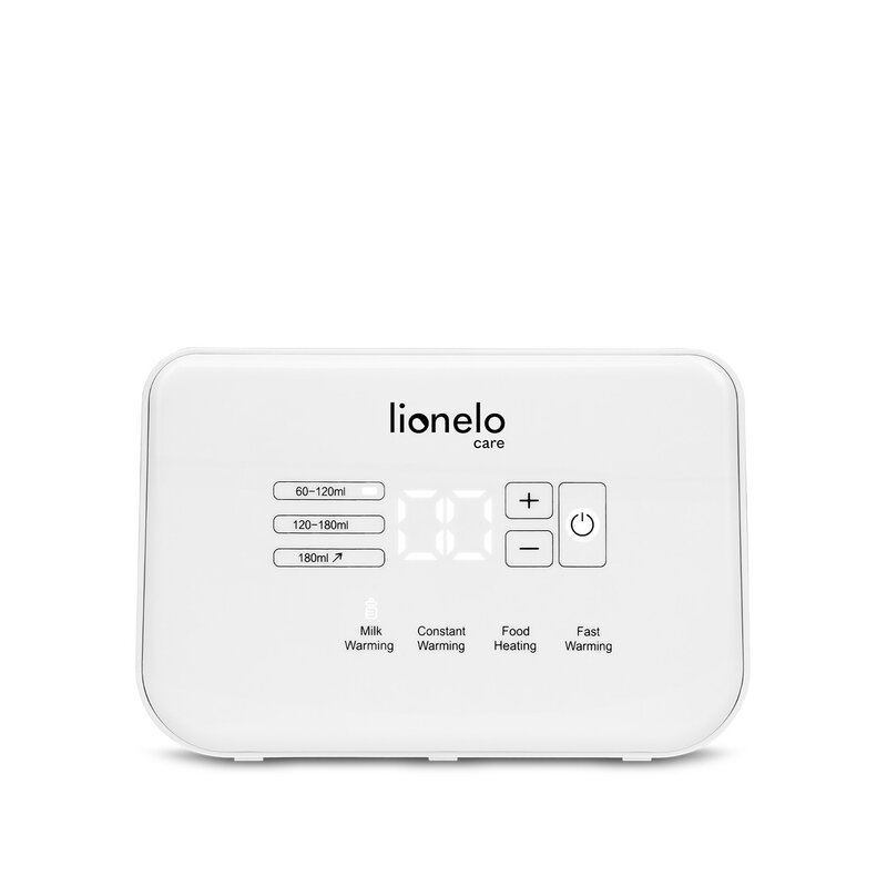 Lionelo - Incalzitor biberoane ThermUp Double, 2 biberoane, 3 - 5 min, Temperatura constanta pana la 24 h, Sterilizare, Dezghetare, Fara BPA, Alb Lionelo - Incalzitor biberoane ThermUp Double, 2 biberoane, 3 - 5 min, Temperatura constanta pana la 24 h, Sterilizare, Dezghetare, Fara BPA, Alb