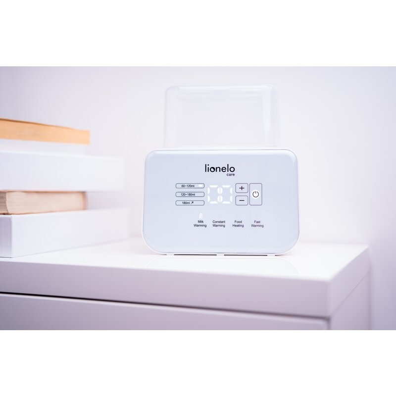 Lionelo - Incalzitor biberoane ThermUp Double, 2 biberoane, 3 - 5 min, Temperatura constanta pana la 24 h, Sterilizare, Dezghetare, Fara BPA, Alb Lionelo - Incalzitor biberoane ThermUp Double, 2 biberoane, 3 - 5 min, Temperatura constanta pana la 24 h, Sterilizare, Dezghetare, Fara BPA, Alb