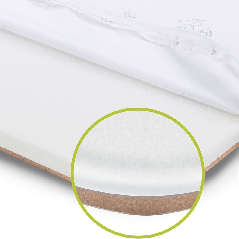 Lionelo - Patut co-sleeper Luna, 2 in 1, Cu setare unghiulara, Cu roti, Reglabil in 6 pozitii pe inaltime, Bej