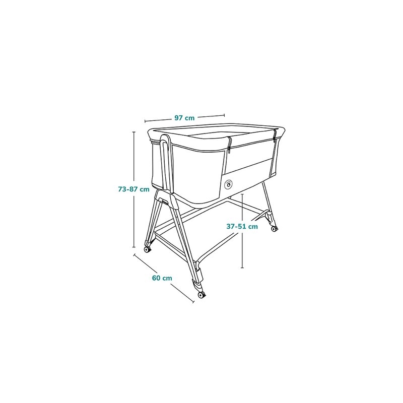 Lionelo - Patut co-sleeper Luna, 2 in 1, Cu setare unghiulara, Cu roti, Reglabil in 6 pozitii pe inaltime, Gri deschis Lionelo - Patut co-sleeper Luna, 2 in 1, Cu setare unghiulara, Cu roti, Reglabil in 6 pozitii pe inaltime, Gri deschis
