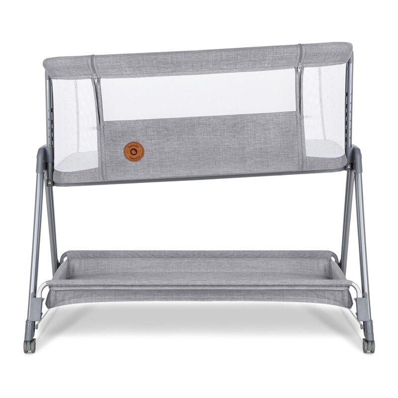 Lionelo - Patut co-sleeper Luna, 2 in 1, Cu setare unghiulara, Cu roti, Reglabil in 6 pozitii pe inaltime, Gri deschis Lionelo - Patut co-sleeper Luna, 2 in 1, Cu setare unghiulara, Cu roti, Reglabil in 6 pozitii pe inaltime, Gri deschis