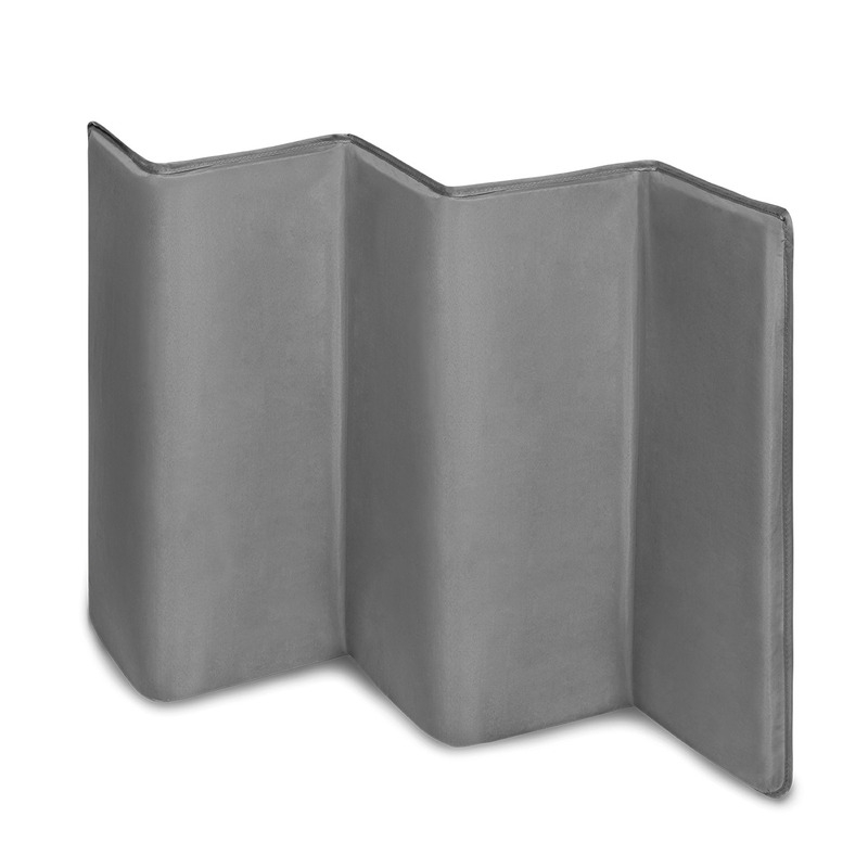 Lionelo - Patut pliant cu doua nivele, Stefi Plus, Cu intrare laterala cu fermoar, 2 roti, 120x60 cm, Conform cu standardul european de securitate EN 716, Gri Lionelo - Patut pliant cu doua nivele, Stefi Plus, Cu intrare laterala cu fermoar, 2 roti, 120x60 cm, Conform cu standardul european de securitate EN 716, Gri