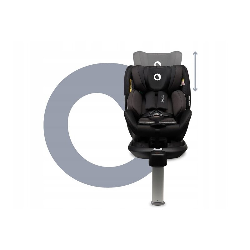 Lionelo - Scaun auto Antoon Plus, Pozitie de somn, Protectie laterala, Rotire 360 grade, 0-18 kg, Cu Isofix si picior de sustinere, Negru Lionelo - Scaun auto Antoon Plus, Pozitie de somn, Protectie laterala, Rotire 360 grade, 0-18 kg, Cu Isofix si picior de sustinere, Negru