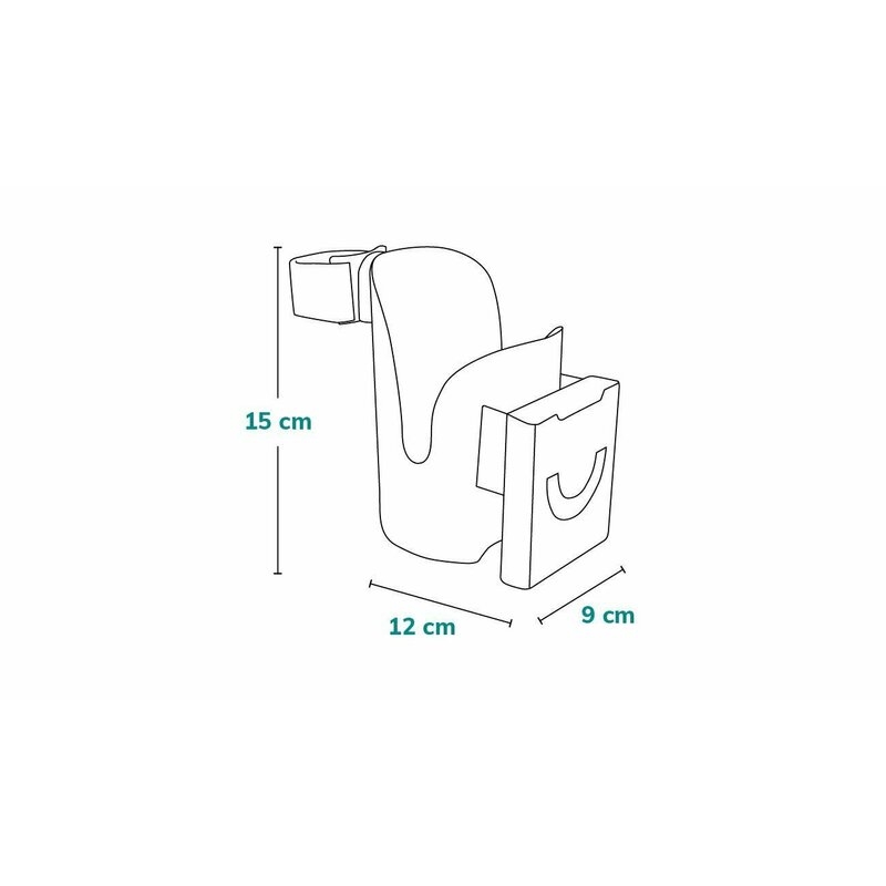 Suport universal pentru biberon/pahar si telefon Ove, Cu sistem de rotire 360, Negru, Lionelo Suport universal pentru biberon/pahar si telefon Ove, Cu sistem de rotire 360, Negru, Lionelo