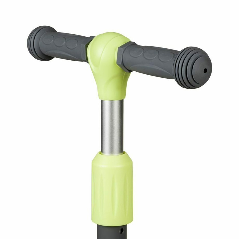 Lionelo - Trotineta Timy, Copii, Pliabila, Pana la 50 Kg, Cu design ergonomic, Cu lumini LED, 26,5 x 60 x 64-76 cm, 3 ani+, Verde