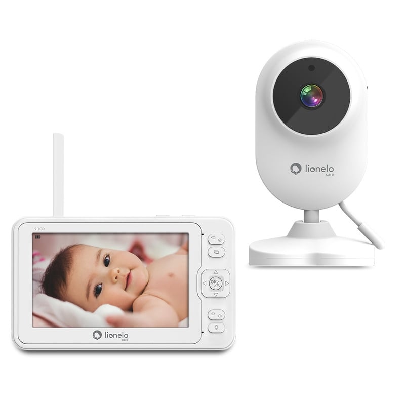 Lionelo - Video monitor Babyline 6.2, Conexiune Wi-Fi, Pana la 8h de functionare, Comunicare bidirectionala, Senzor de temperatura, Alb Lionelo - Video monitor Babyline 6.2, Conexiune Wi-Fi, Pana la 8h de functionare, Comunicare bidirectionala, Senzor de temperatura, Alb