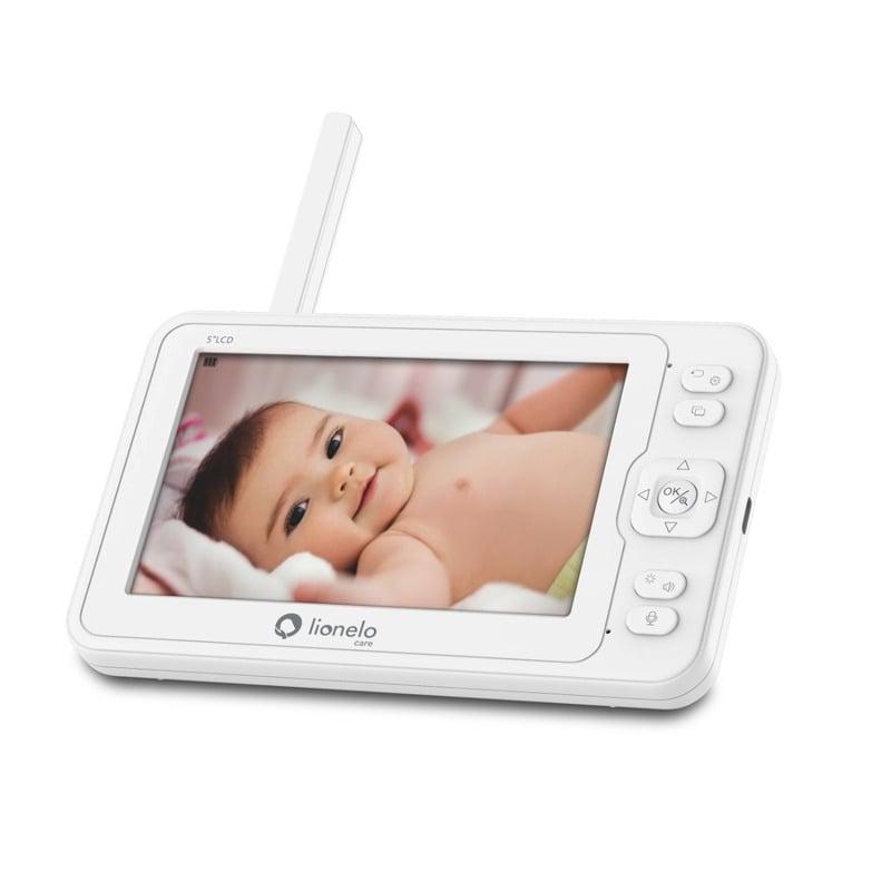 Lionelo - Video monitor Babyline 6.2, Conexiune Wi-Fi, Pana la 8h de functionare, Comunicare bidirectionala, Senzor de temperatura, Alb Lionelo - Video monitor Babyline 6.2, Conexiune Wi-Fi, Pana la 8h de functionare, Comunicare bidirectionala, Senzor de temperatura, Alb