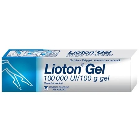 Lioton Gel, 100000 U.I./100 g, 100 g, Menarini Lioton Gel, 100000 U.I./100 g, 100 g, Menarini