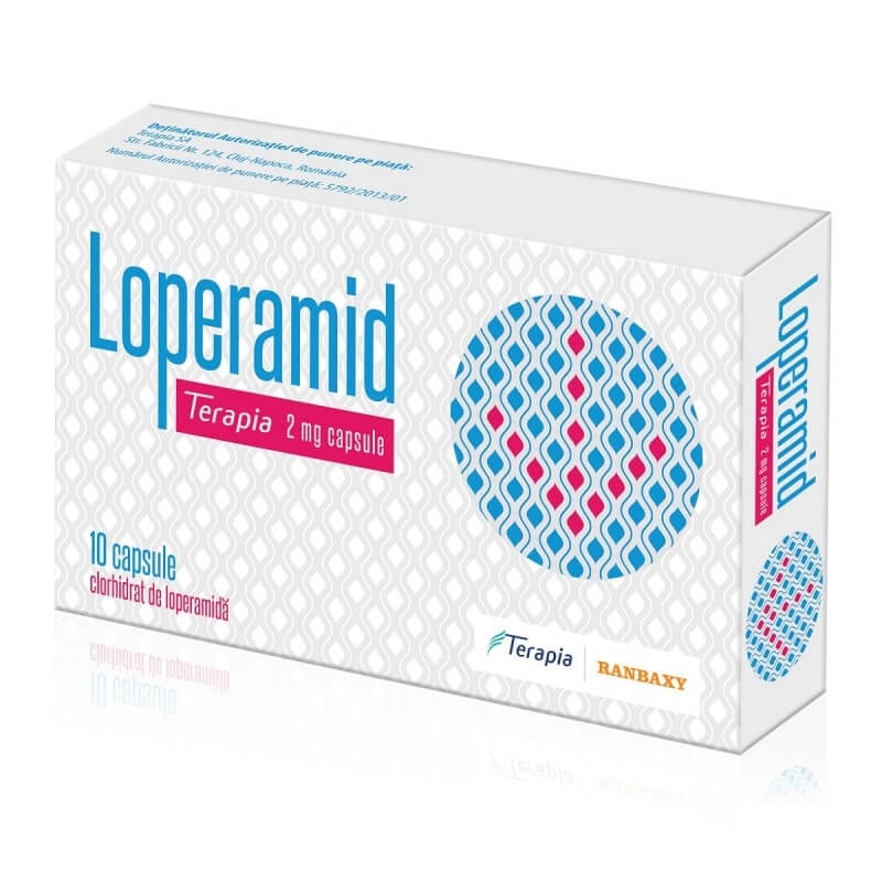 Loperamid Terapia, 2 mg, 10 capsule, Terapia Loperamid Terapia, 2 mg, 10 capsule, Terapia