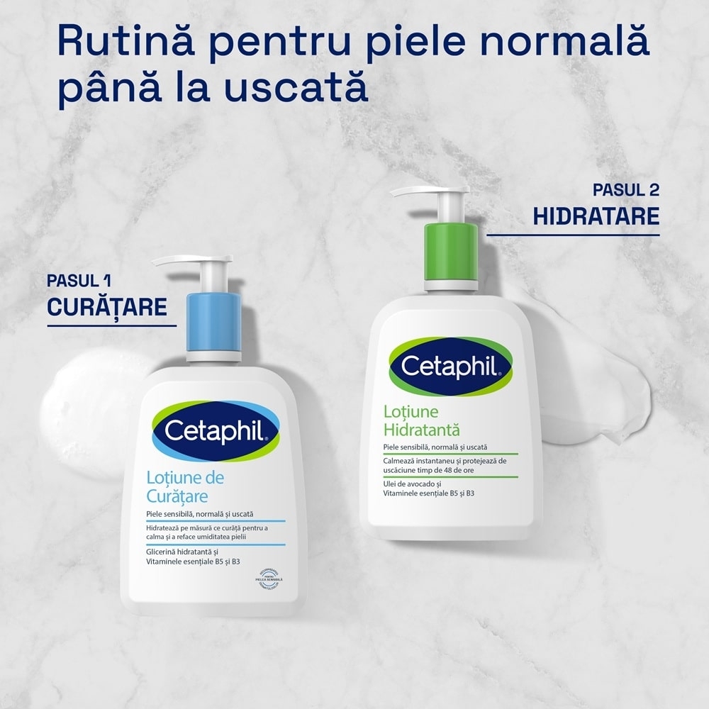 Lotiune hidratanta pentru fata si corp, 500 ml, Cetaphil