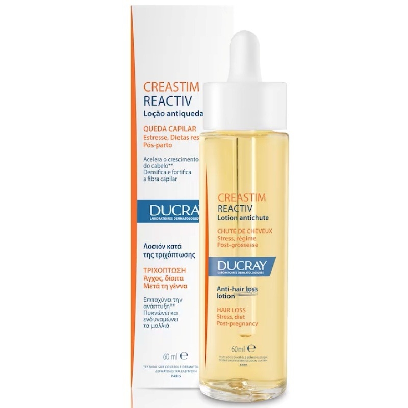 Lotiune impotriva caderii parului Creastim Reactiv, 60 ml, Ducray Lotiune impotriva caderii parului Creastim Reactiv, 60 ml, Ducray