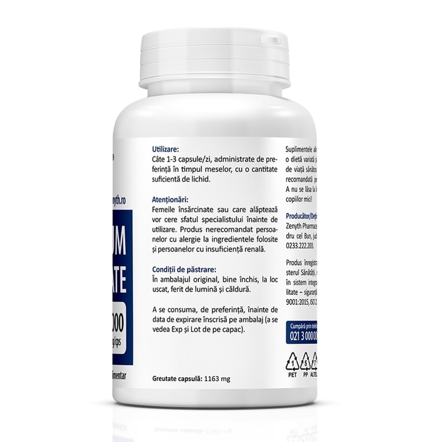 Magnesium Bisglycinate, 1000 mg, 90 capsule, Zenyth Magnesium Bisglycinate, 1000 mg, 90 capsule, Zenyth