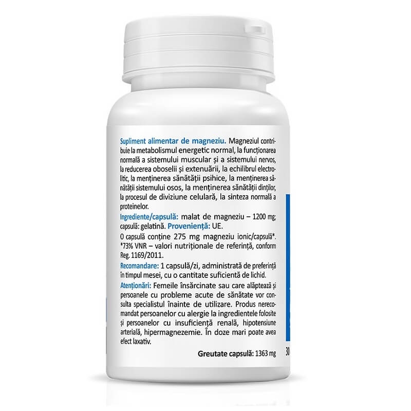 Magnesium Malate, 30 capsule, Zenyth