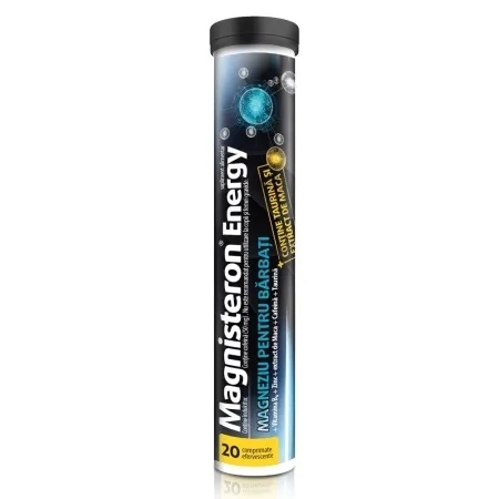 Magnisteron Energy, 20 comprimate efervescente, Aflofarm
