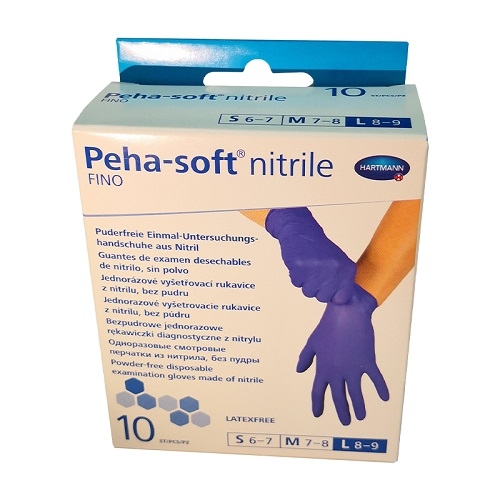 Peha-Soft - Nitrile Fino manusi examinare L 10buc Peha-Soft - Nitrile Fino manusi examinare L 10buc