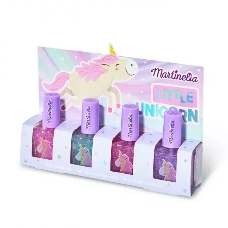 Set 4 lacuri de unghii Little Unicorn, Martinelia Set 4 lacuri de unghii Little Unicorn, Martinelia
