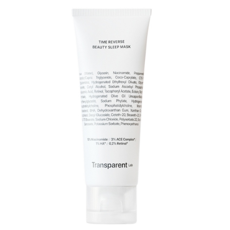 Masca De Noapte Anti-Aging Cu Niacinamide Si Retinol, 75 ml, Transparent Lab Masca De Noapte Anti-Aging Cu Niacinamide Si Retinol, 75 ml, Transparent Lab