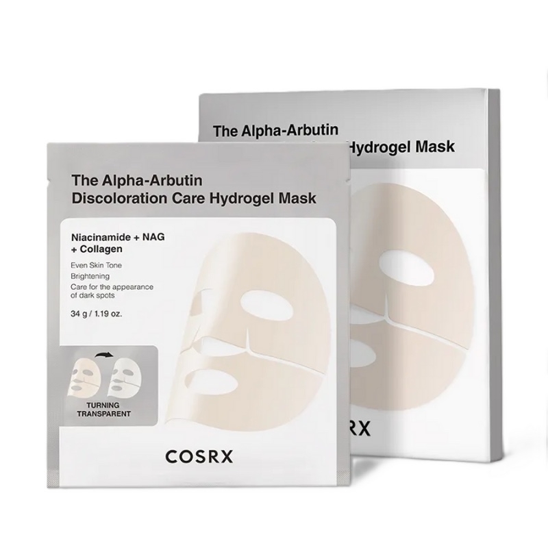 Masca Hidrogel Cu Efect De Uniformizare Alfa Arbutin Niacinamide Si Nag, 34 g, Cosrx Masca Hidrogel Cu Efect De Uniformizare Alfa Arbutin Niacinamide Si Nag, 34 g, Cosrx
