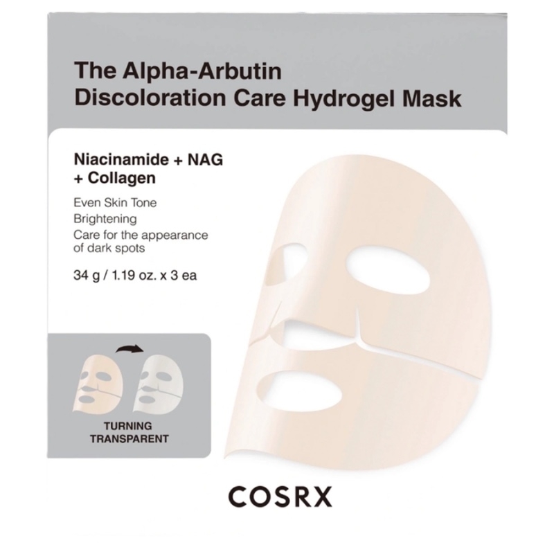 Masca Hidrogel Cu Efect De Uniformizare Alfa Arbutin Niacinamide Si Nag, 34 g, Cosrx Masca Hidrogel Cu Efect De Uniformizare Alfa Arbutin Niacinamide Si Nag, 34 g, Cosrx
