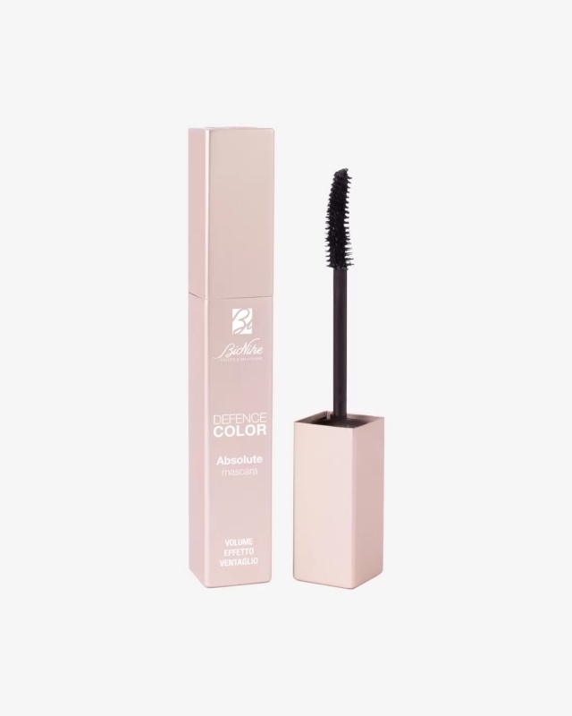 Mascara cu efect de volum si curbare Defence Color Absolute 01 Noir, 8 ml, BioNike